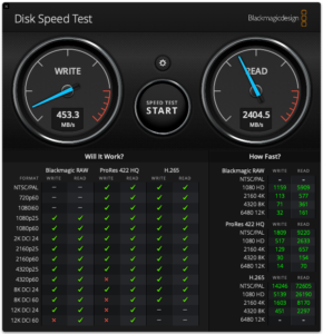 DiskSpeedTest P31