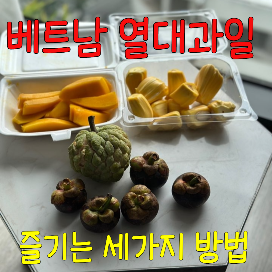 베트남 열대과일 즐기는 세가지 방법